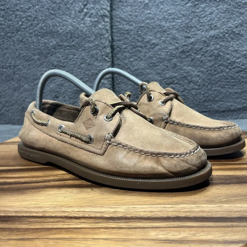 Sperry Men's Authentic Original Canvas Sperry Top Sider Shoe Slip On Size 7.5M‎